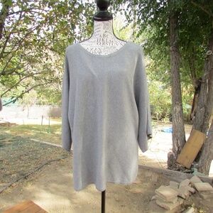 Greats Light Gray Crew Neck Sweater